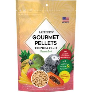 LAF 72652 - PARROT TROPICAL FRUIT GOURMET PELLETS 4 LB