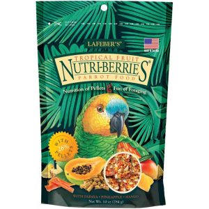 LAF 82650 - PARROT TROPICAL FRUIT NUTRI-BERRIES 10 OZ