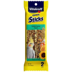 VTK 59451 - CRUNCH STICKS GOLDEN HONEY FLAVOR FOR COCKATIELS - 3.5OZ