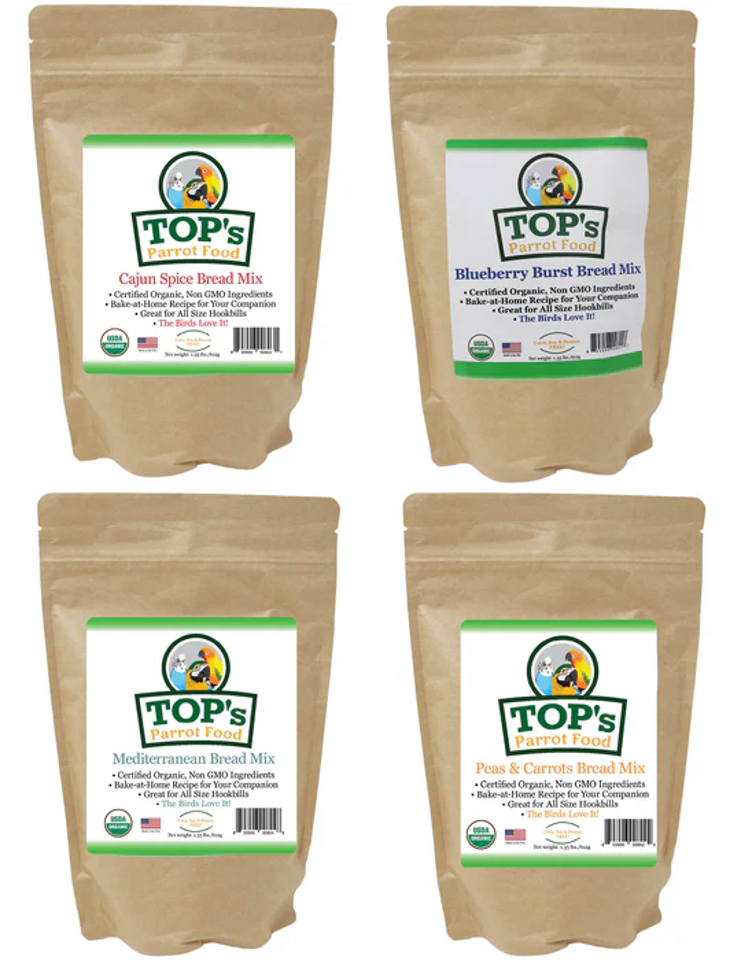 TPS 00802 - BIRDIE BREAD MIX - PEAS & CARROTS - 1.35 LB