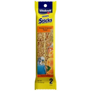 VTK 21124 - CRUNCH STICKS W/ORANGE PARAKEET  - 2.08OZ