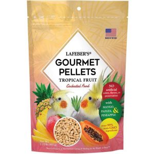 LAF 72640 - COCKATIEL TROPICAL FRUIT GOURMET PELLETS 1.25 LB