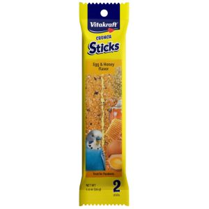 VTK 21120 - CRUNCH STICKS W/EGG & HONEY PARAKEET  - 1.4OZ