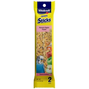 VTK 31683 - CRUNCH STICKS HARVEST APPLE FLAVOR FOR PARAKEETS  - 1.5OZ