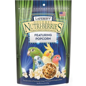 LAF 61640 - COCKATIEL POPCORN NUTRI-BERRIES 4 OZ