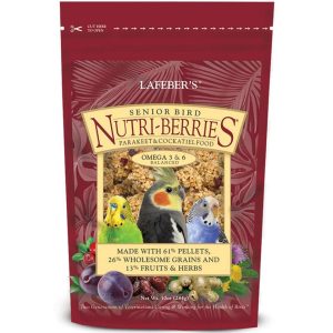 LAF 81342 - COCKATIEL SENIOR BIRD NUTRI-BERRIES 3 LB