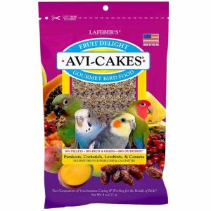 LAF 86210 - SMALL BIRD FRUIT DELIGHT AVI-CAKES 8 OZ