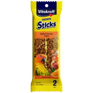 VTK 31697 - CRUNCH STICKS APPLE & ORANGE FLAVOR FOR CONURES - 3.5OZ