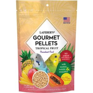 LAF 72630 - PARAKEET TROPICAL FRUIT GOURMET PELLETS 1.25 LB