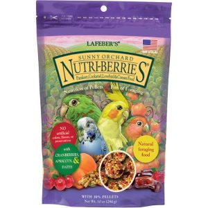 LAF 82840 - COCKATIEL SUNNY ORCHARD NUTRI-BERRIES 10 OZ