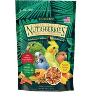 LAF 82640 - COCKATIEL TROPICAL FRUIT NUTRI-BERRIES 10 OZ
