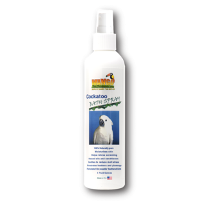 MNG 00555 - COCKATOO BATH SPRAY - 8 OZ