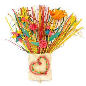 PLA 03525 - FLORAL BOUQUET MED