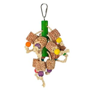 AEC 99181 - (HB01526) KERNAL POP HANGING BIRD TOY SMALL