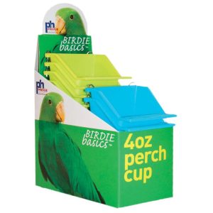PRV 01264C - BIRDIE BASICS PERCH CUPS - 4 OZ - 12 CT DISPLAY