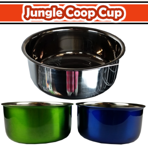 AEC 01508 - (AE1508) 30OZ COOP CUP WITH RING & BOLT - COLOR BOX (STAINLESS STEEL)
